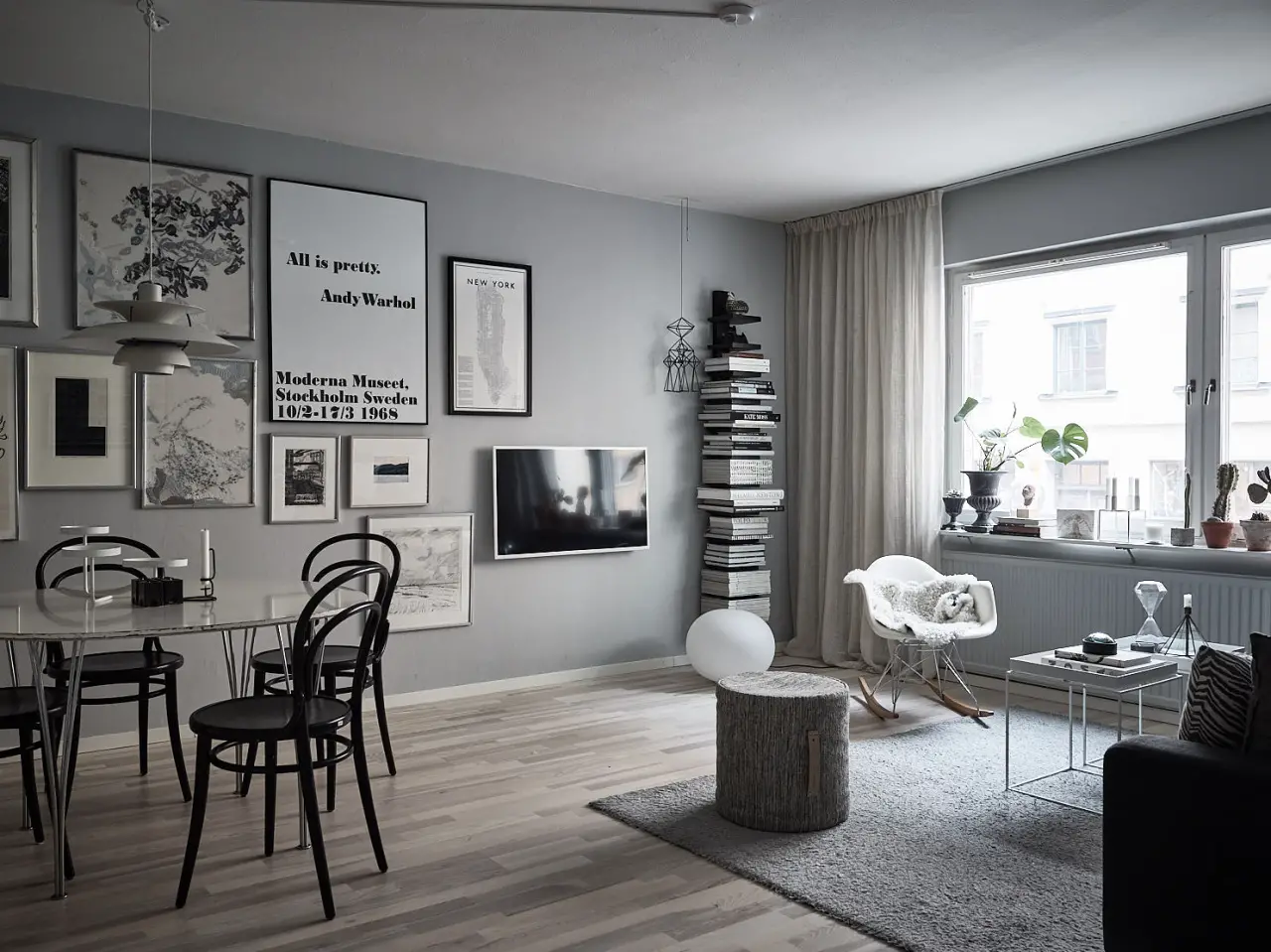 灰度空间 | Historiska 温馨公寓设计-2