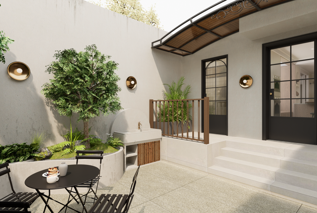 东莞万科城市高尔夫花园轻法 · 中古风设计丨中国东莞丨DP 设计-71