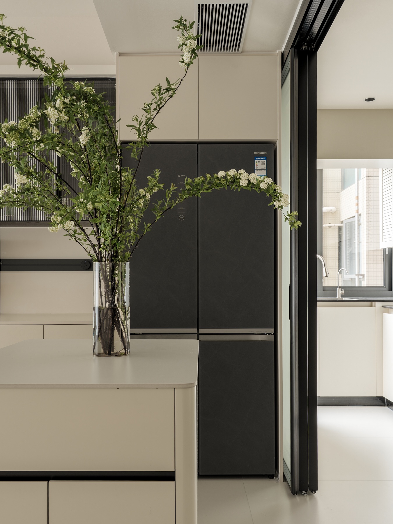 98㎡三房格局，动线重塑×收纳整合×简约奶油风-77