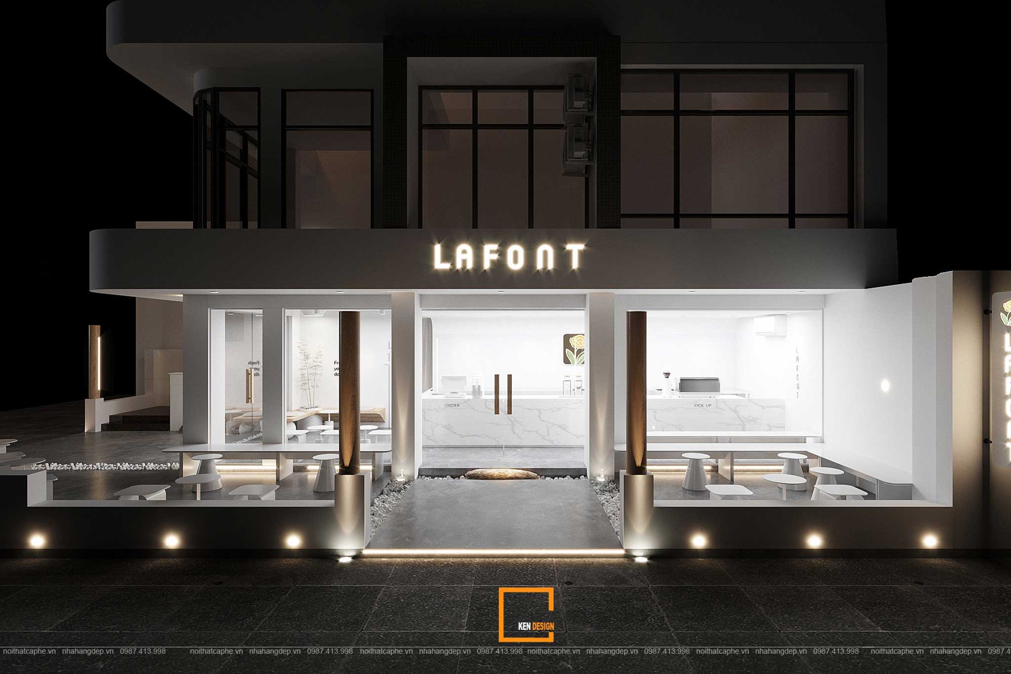 Lafont咖啡馆设计丨Ken Design-5