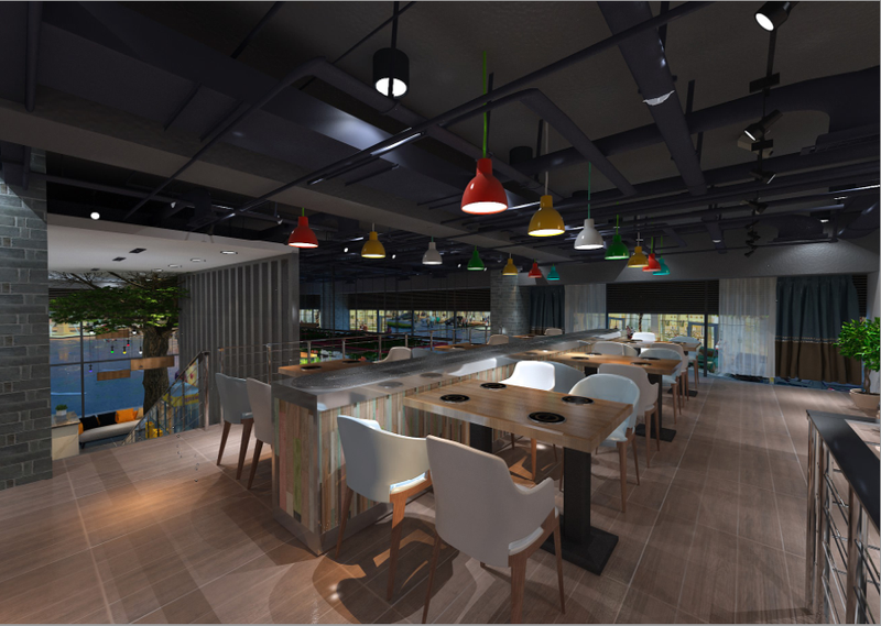 深圳光明餐厅装修 光明餐馆装修 光明餐饮店装修设计装饰公司-11