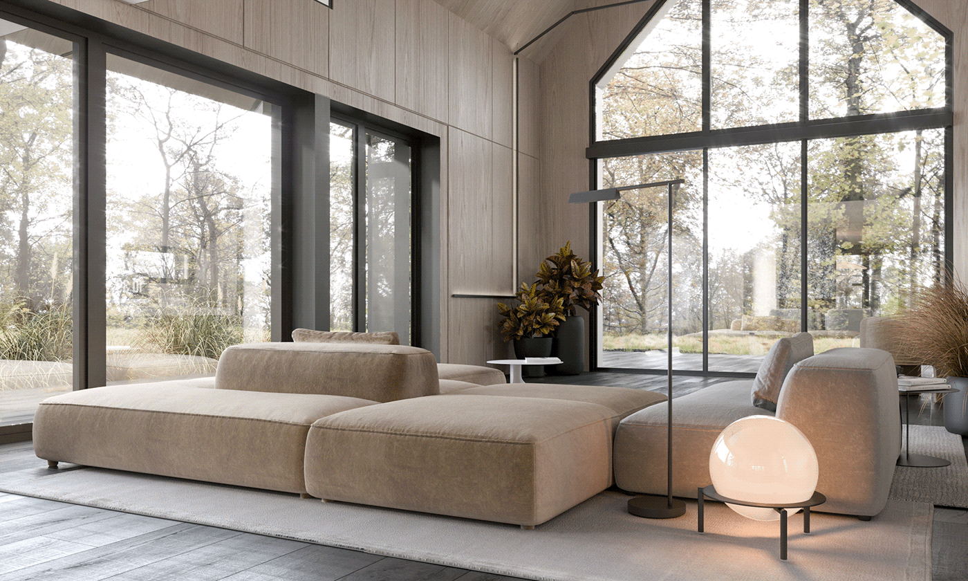 乌克兰基辅215㎡米色系公寓设计 超温馨！-1