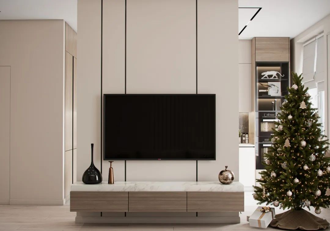 85㎡现代轻奢三居室设计丨Alexander Bocharov-0