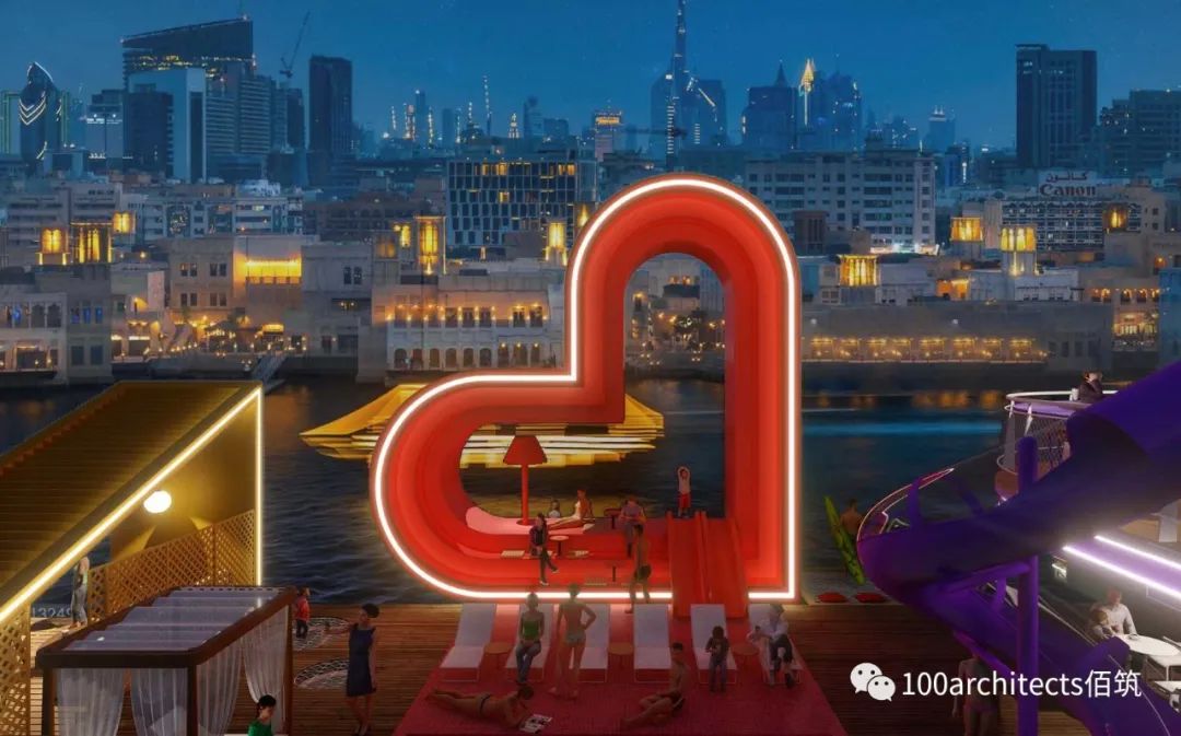 幻飘魔方泳池丨阿联酋阿布扎比丨佰筑建筑设计咨询(上海)有限公司-38