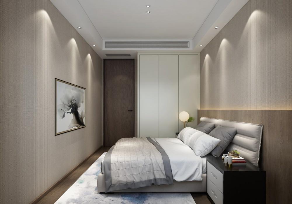 现代时尚风格家居设计，大理石与木饰面的优雅碰撞-2