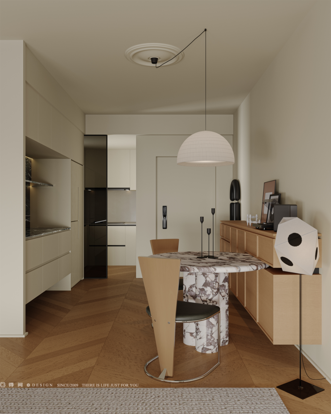 得间设计丨一人 一猫 100㎡...用中古主义塑造独居秘境-32