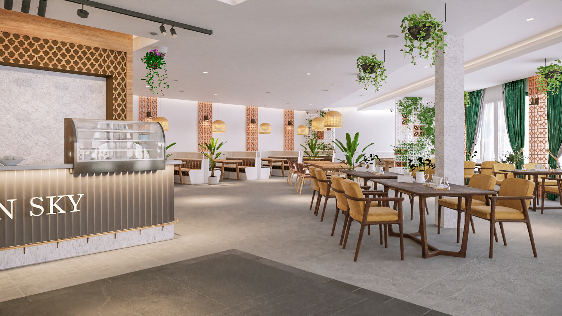 Amman Sky Restaurant 室内设计丨约旦安曼丨Ashraf Amer-12