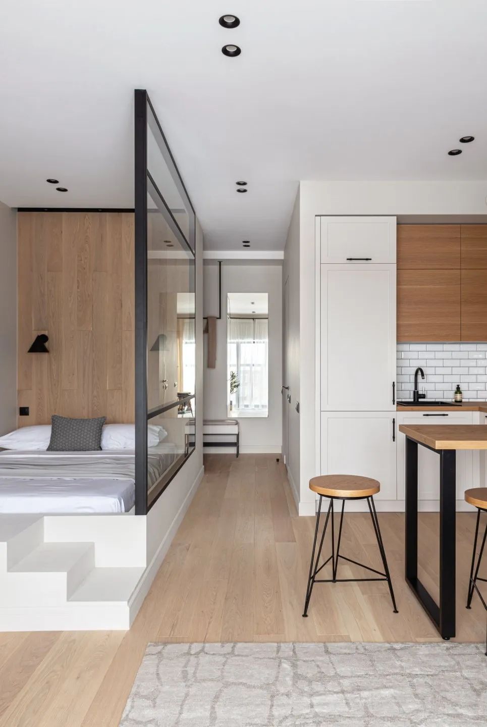 32㎡单间公寓设计丨Anna 和 Dmitry Korobko-16