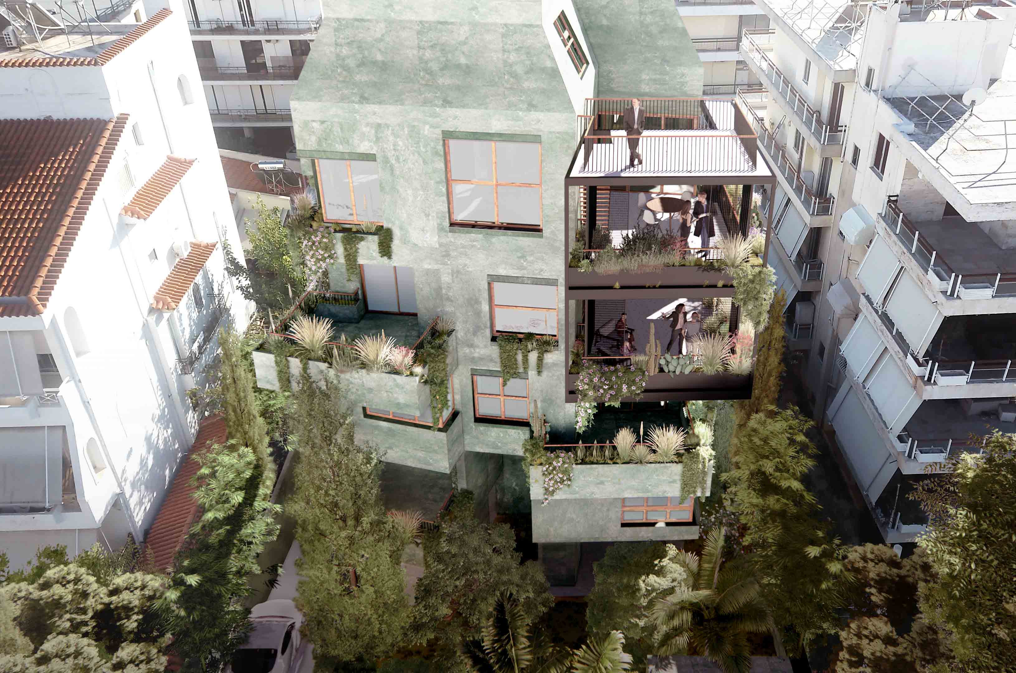 Glyfada I 公寓楼丨Oikonomakis Siampakoulis architects-8