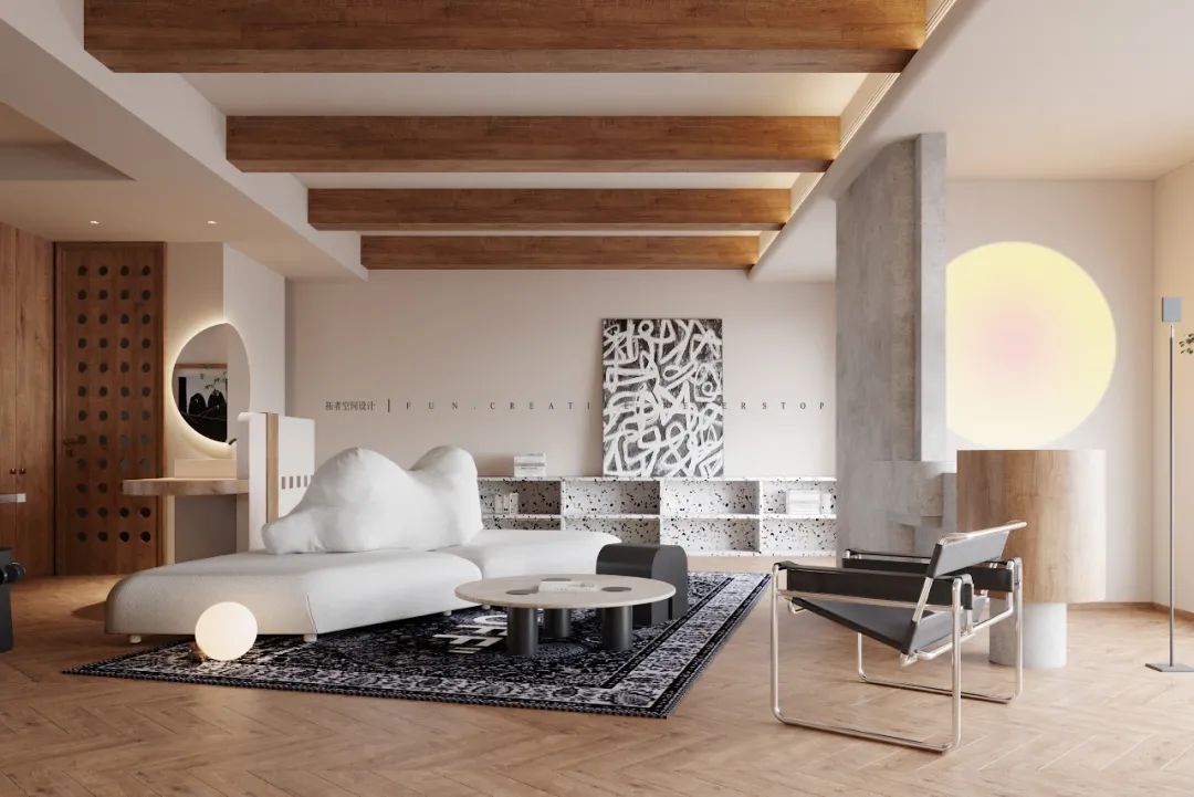 城市自然生活空间 · 绍兴檀院 220㎡原木风住宅设计丨中国绍兴丨tz.design-2