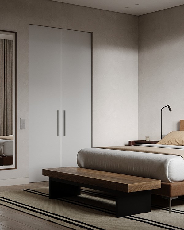 中性色系公寓设计  不一样的设计感-20