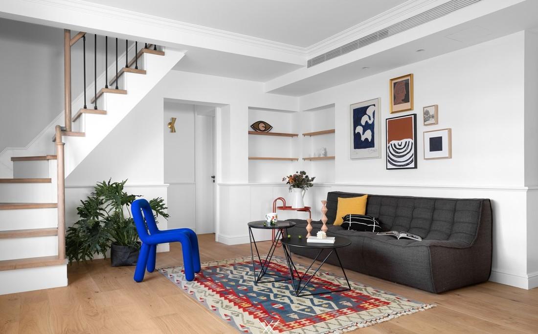 湖南老房翻新 | 色彩斑斓的亲子空间-4