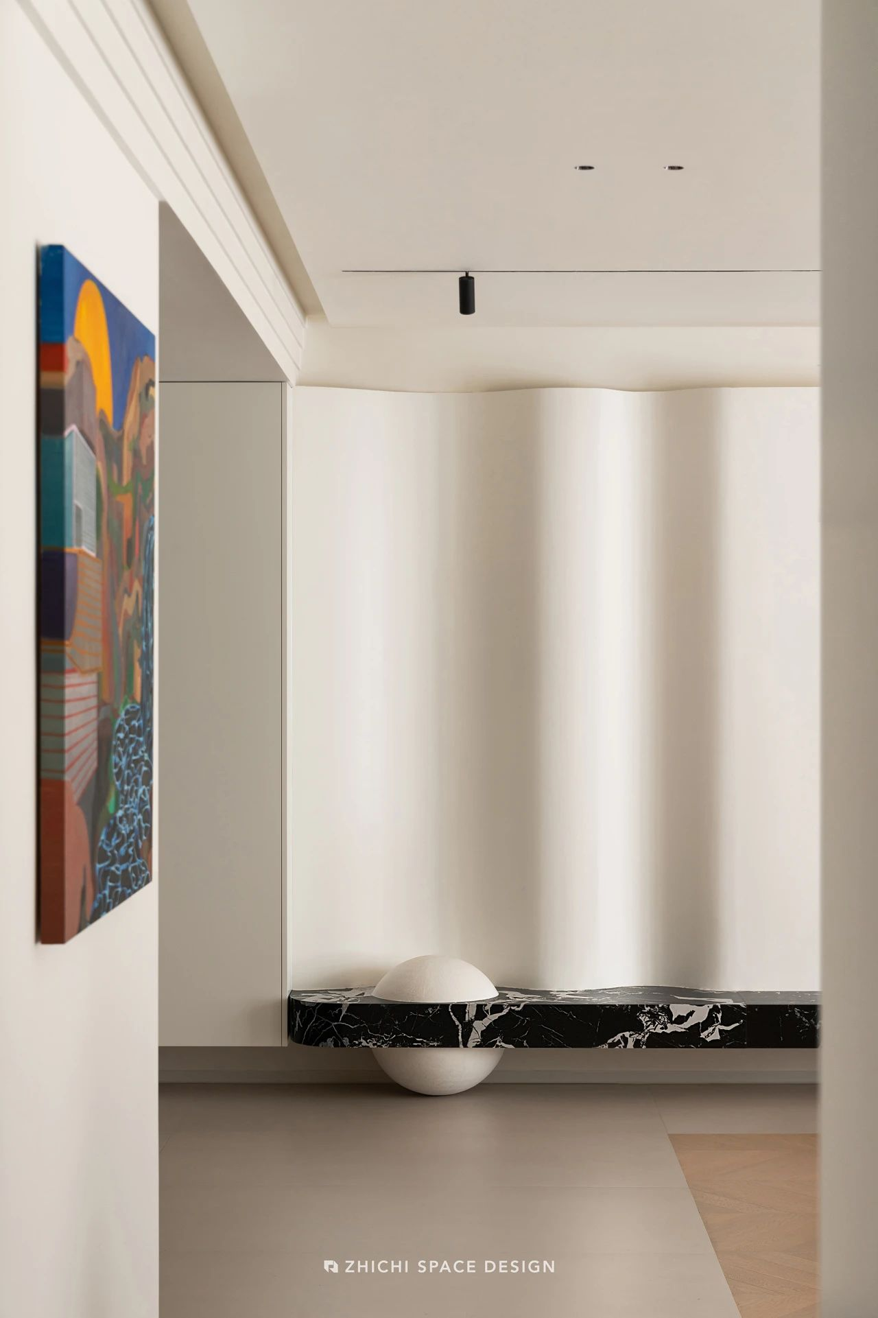 湖北中交越秀知园 128㎡温柔质感丨中国湖北丨武汉咫尺空间设计-7