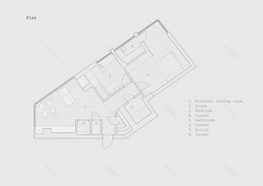 一居室公寓设计项目-14