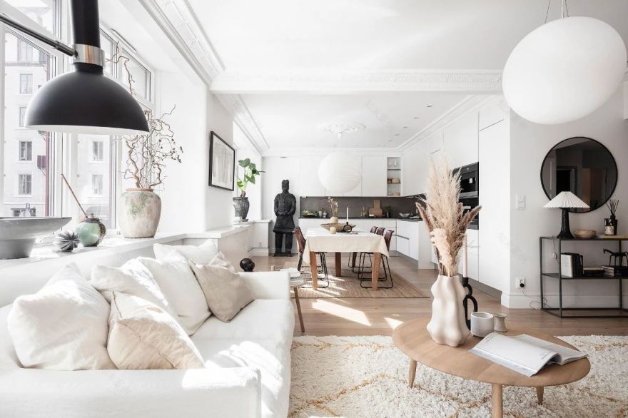 北欧风中国风混搭闺蜜同租公寓丨瑞典-6