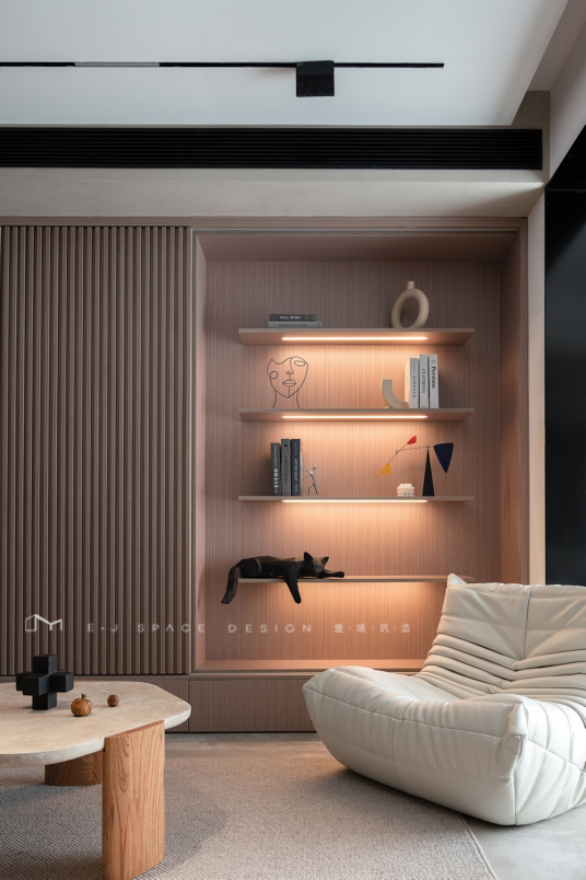 奶油色系的仙女家丨中国合肥丨壹境筑造-17