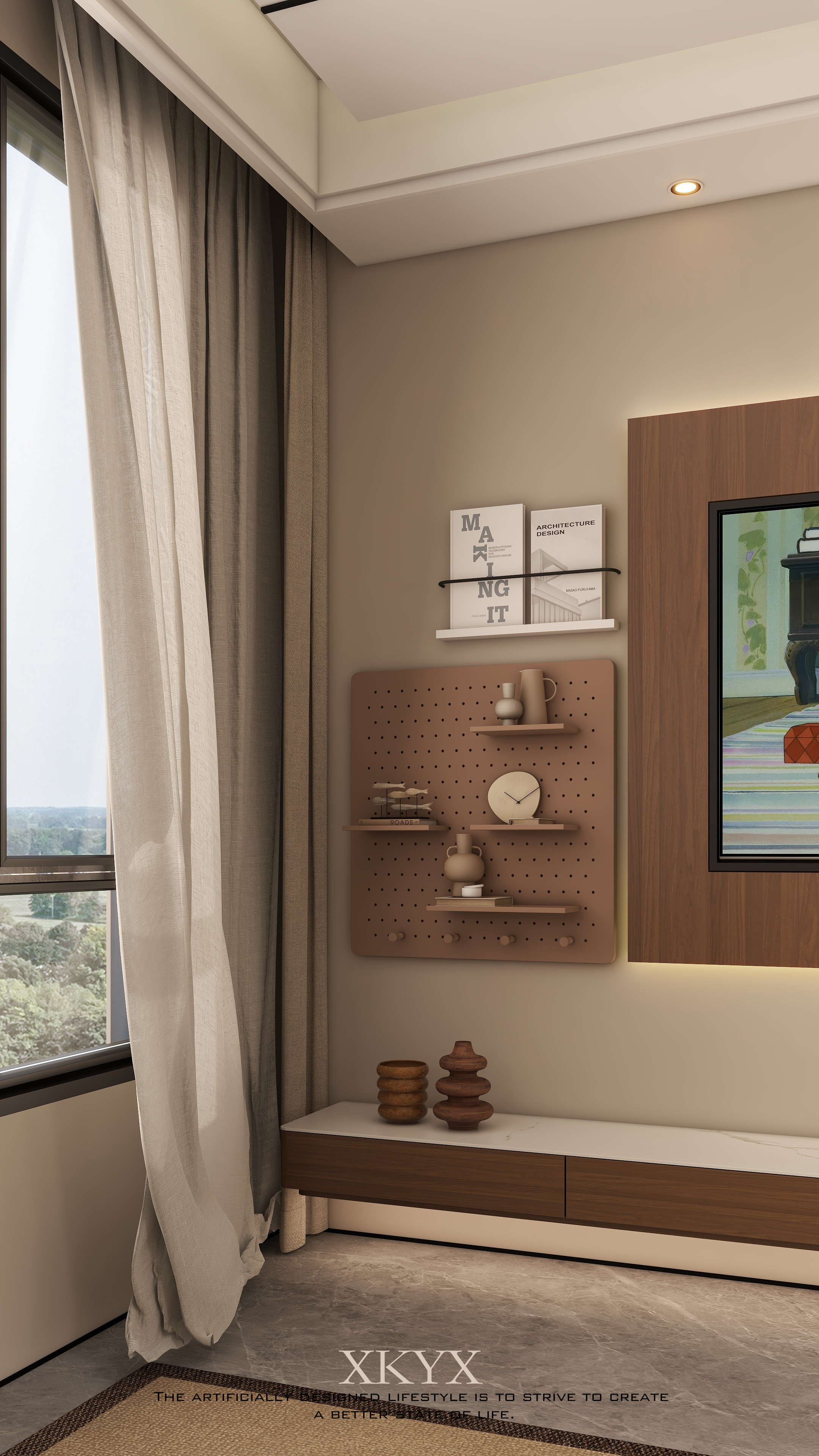 胡桃木效果表现/XKYX-9