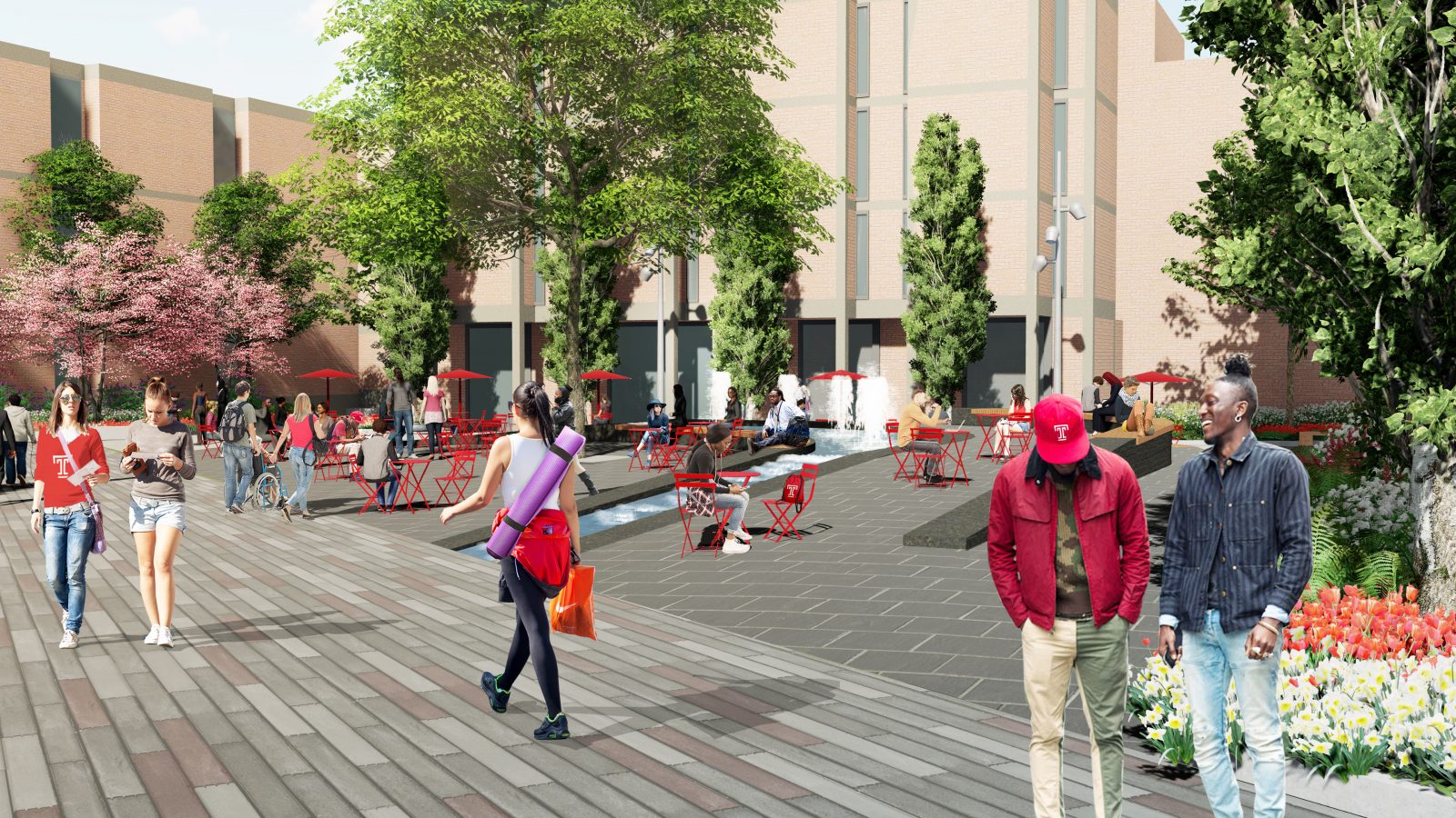 Temple University Liacouras Walk South: “The Cut”-8