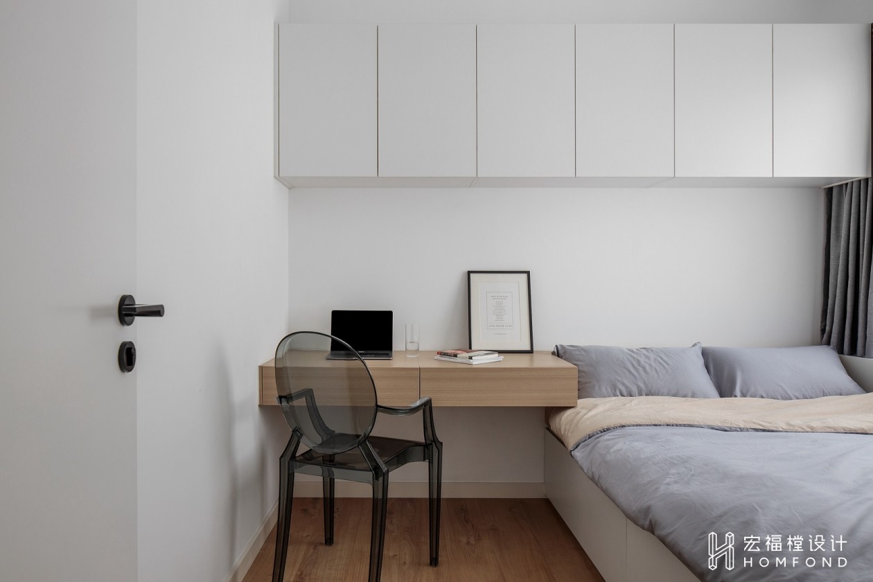 温馨舒适的现代家庭住宅丨中国成都丨成都宏福樘设计-49