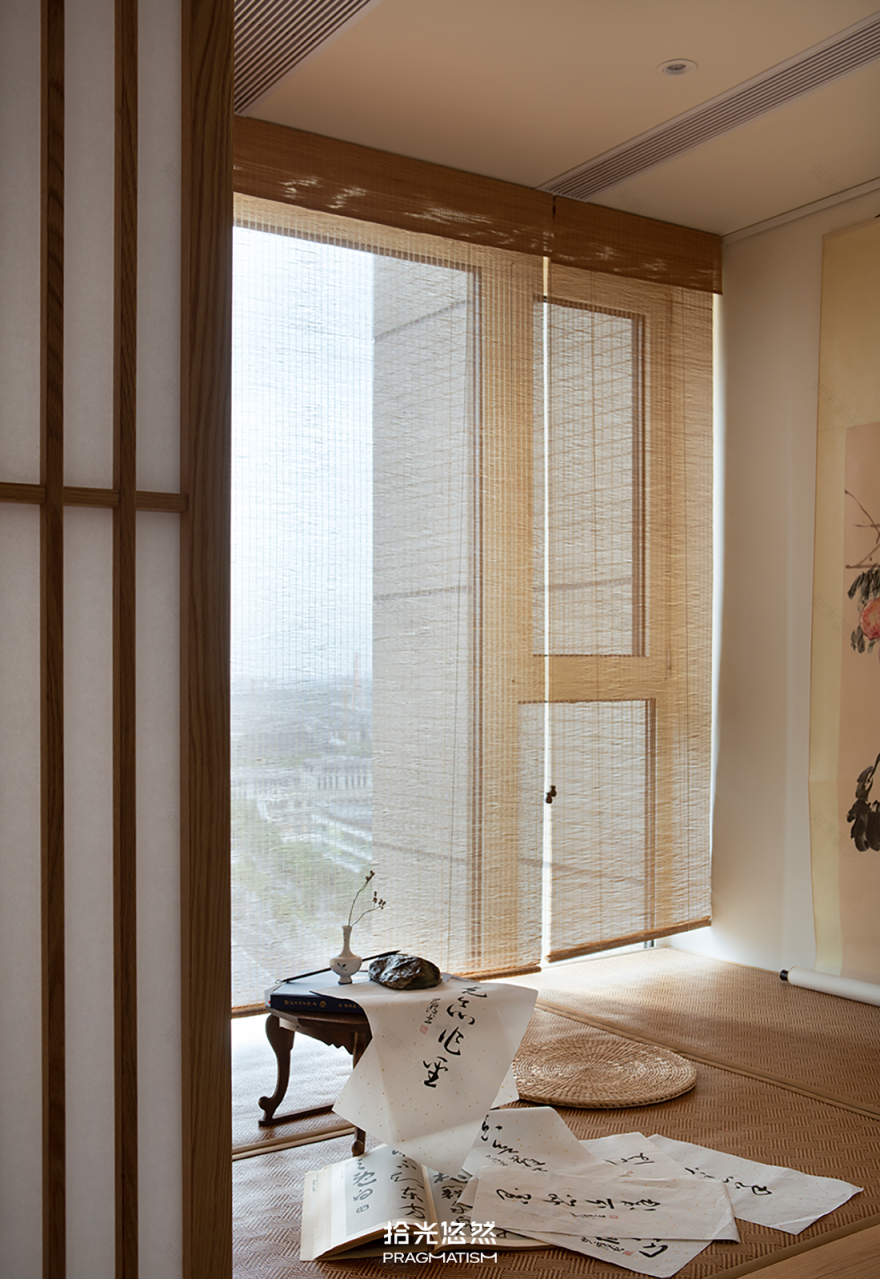 日式原木风平层 · 一家六口的多功能家居设计-27