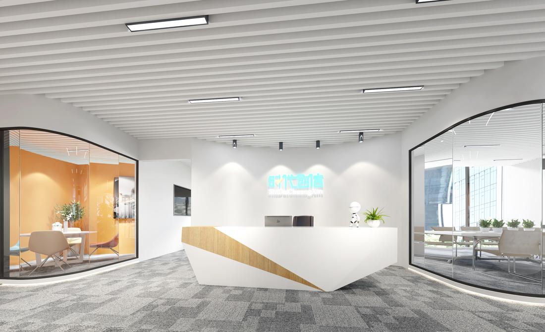 汉威国际工装创客空间——现代创意办公空间设计-52