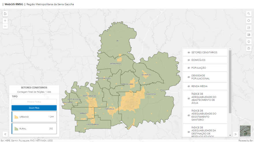WebGIS RMSG · 区域规划地理可视化平台丨巴西南里奥格兰德-10