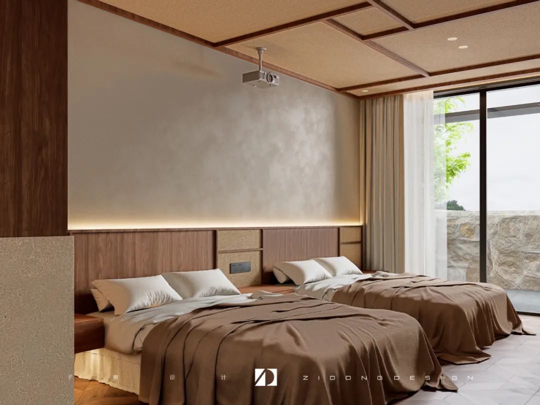 民宿项目:在原木与光影间寻“闲”意丨中国舟山丨子東设计事务所-37