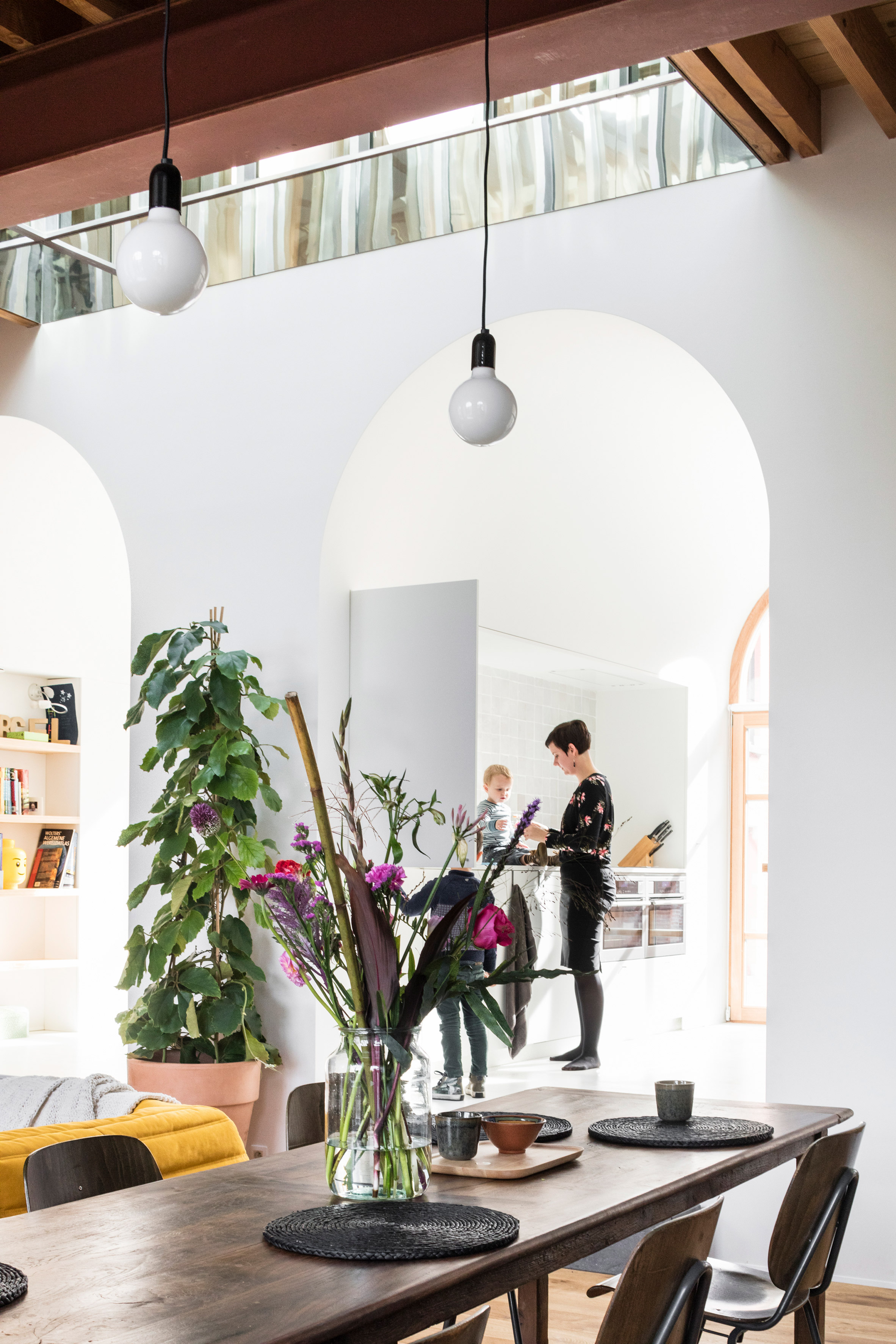 Ghent house by Atelier Vens Vanbelle features arching spaces-14