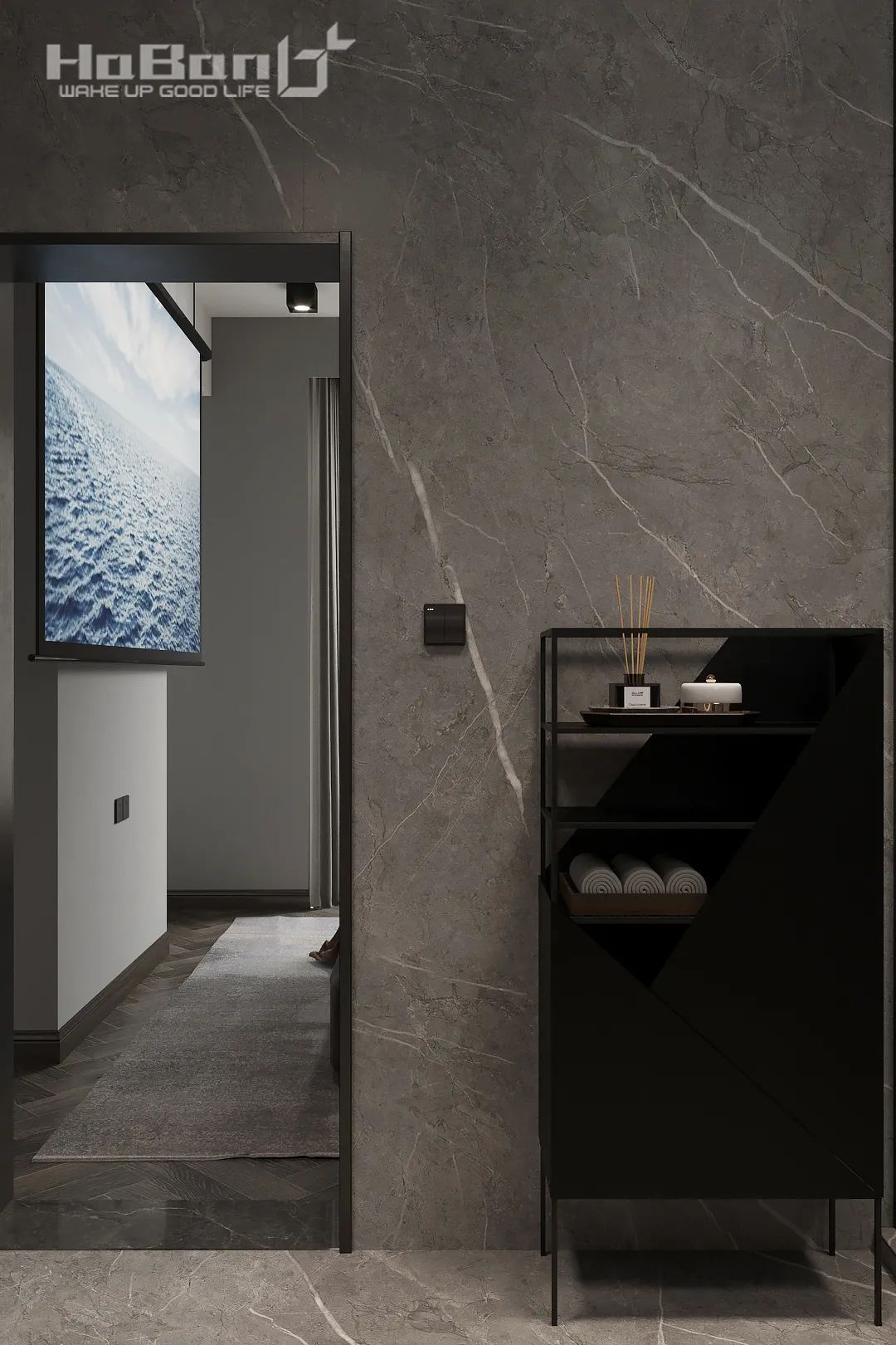 城南名著 127㎡现代黑白空间，藏家的精致生活-41