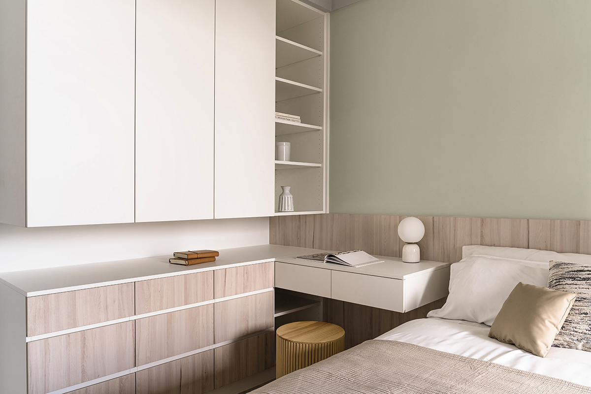 家装设计案例鉴赏——裸色轻熟简约质感居所-16