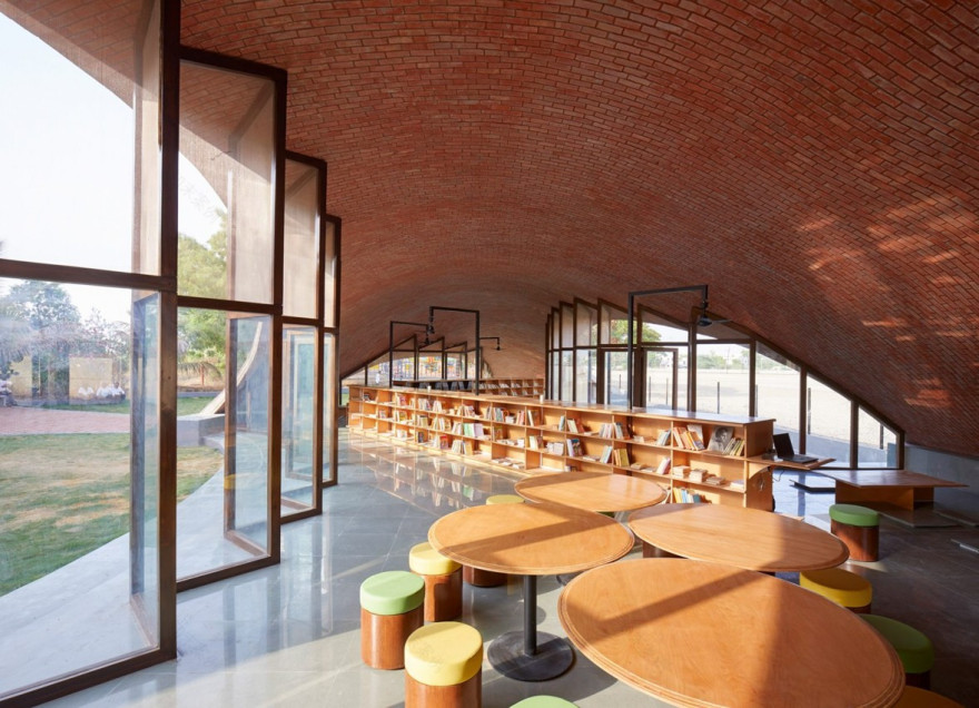 印度科珀尔冈学校图书馆丨Sameep Padora & Associates-72