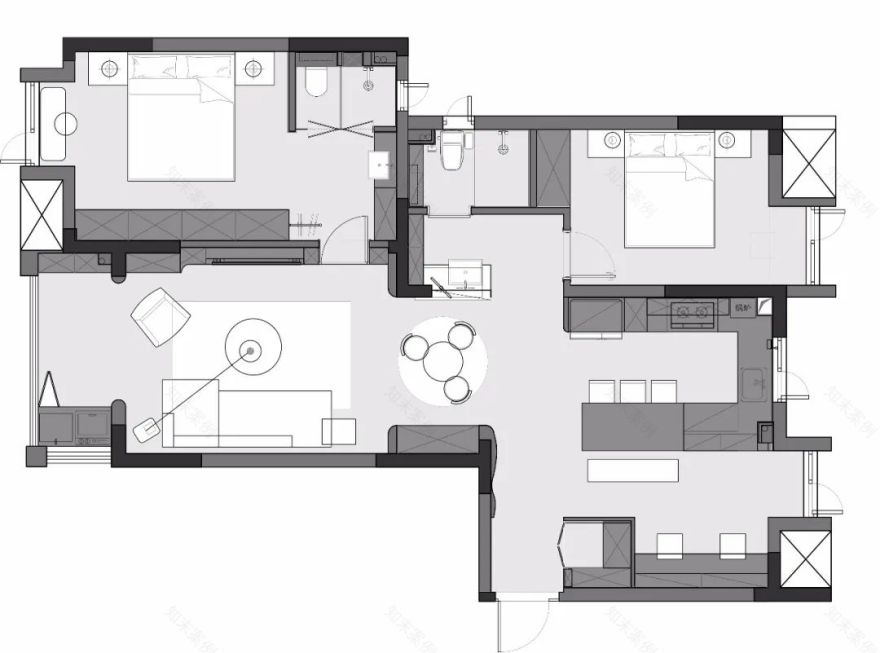 汉口新界广场丨诗享家设计-48