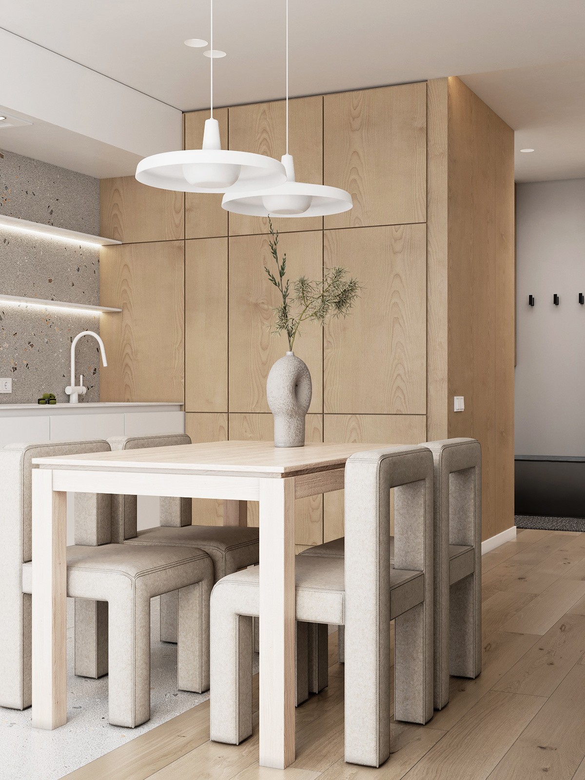 66平米 现代木质简约风！-5