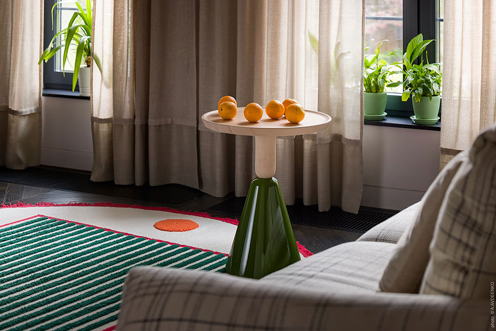 乌克兰 Dnipro 多彩波点公寓设计-8