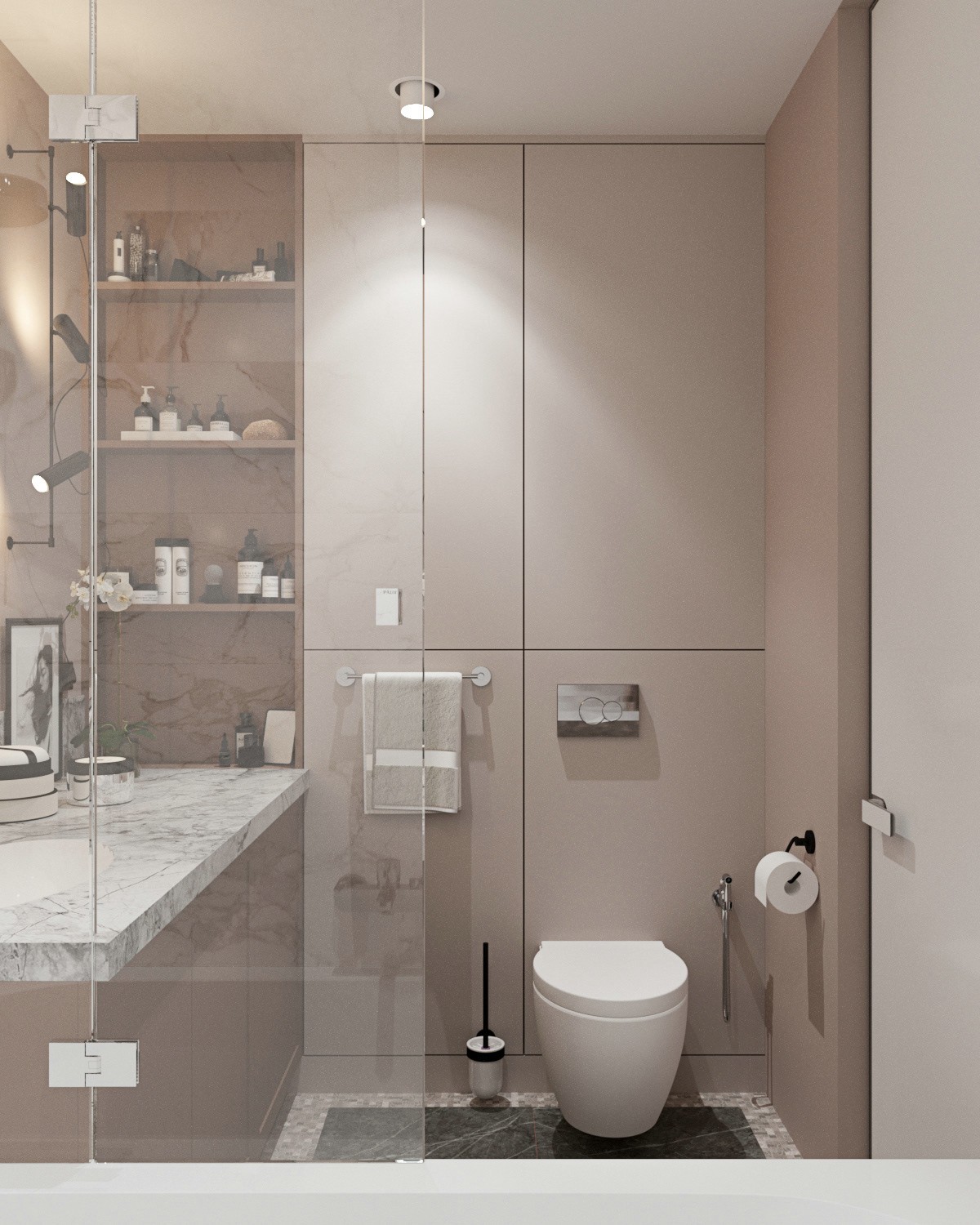 粉色系北欧风，少女心爆棚的设计-11