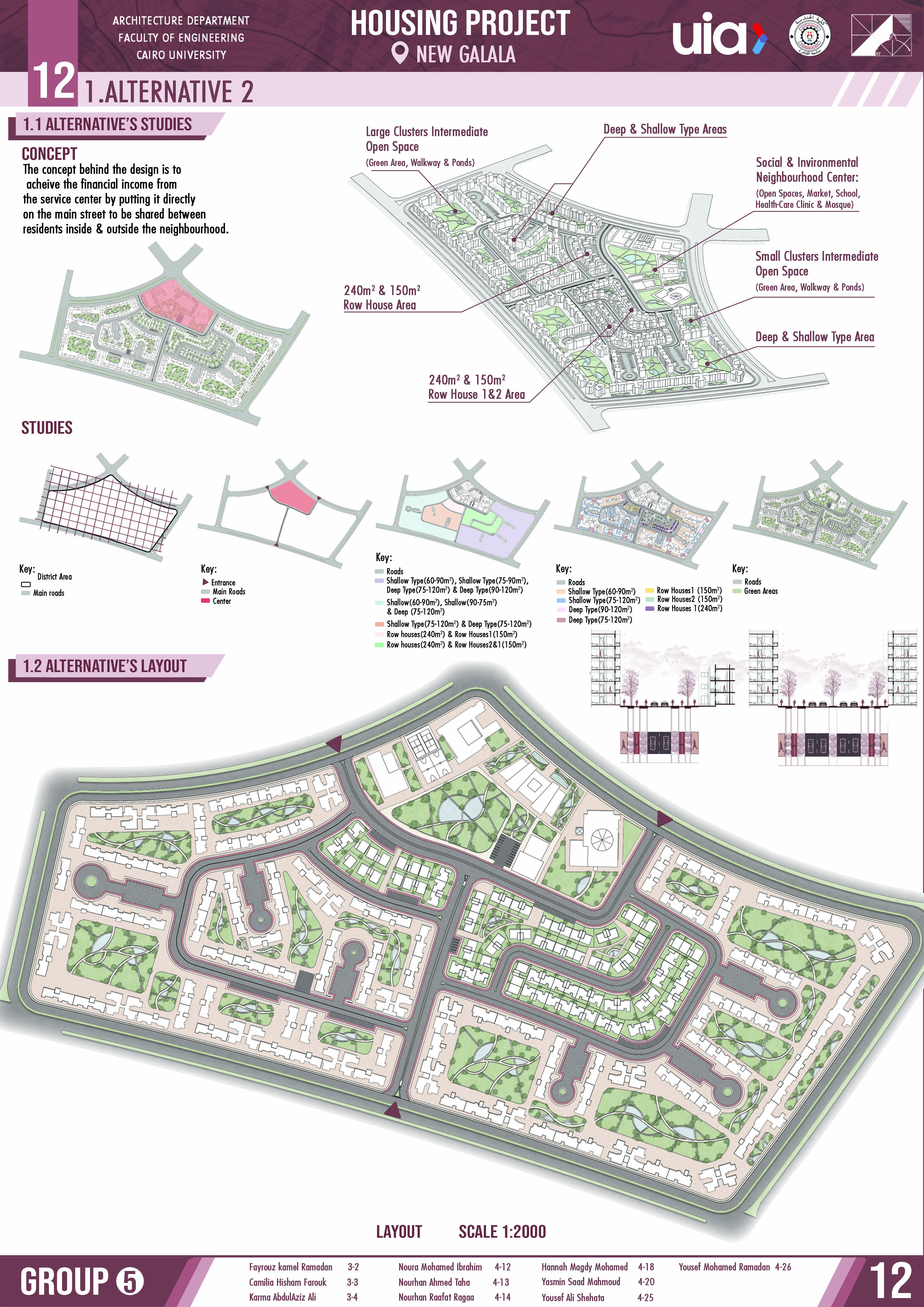 加拉拉市住房项目丨开罗大学工程学院建筑系-23