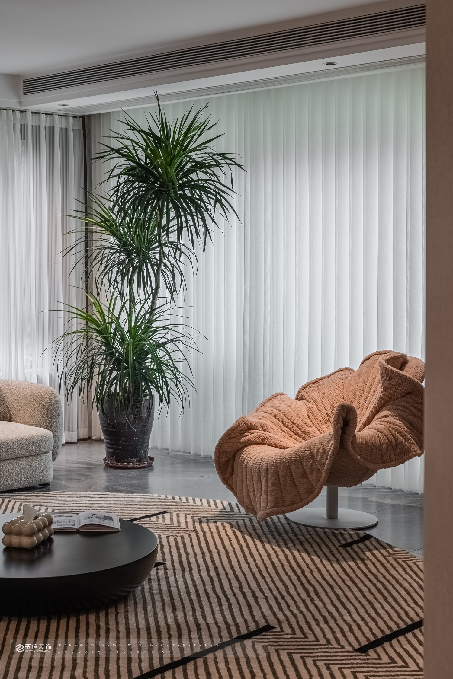 450 平现代轻奢养老房丨琢信装饰-5