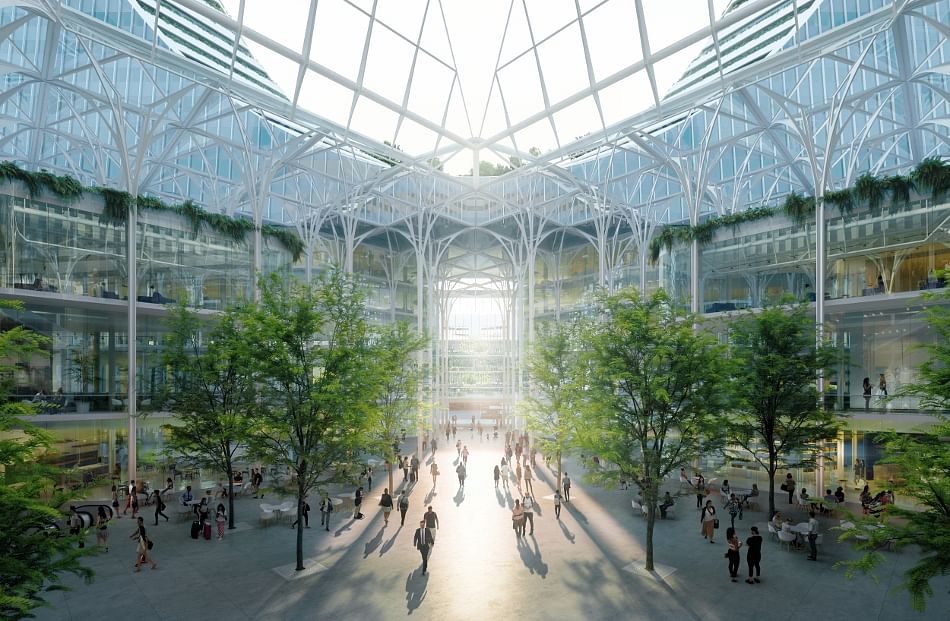 伦敦格林威治半岛开发项目（含半岛广场）丨英国伦敦丨圣地亚哥·卡拉特拉瓦-2