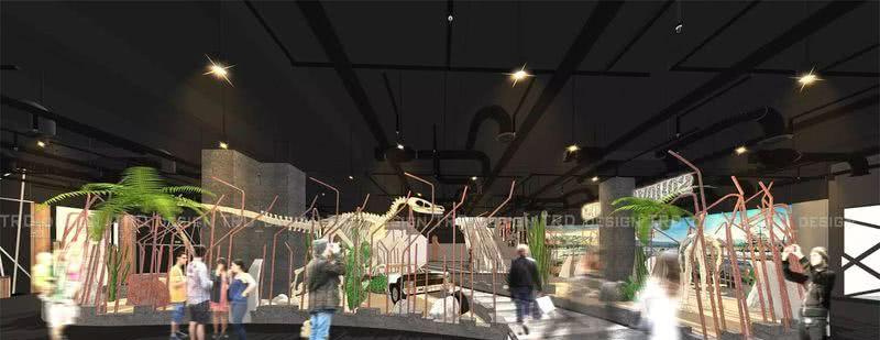 东莞汉邦66广场地下体验式购物场所设计-2