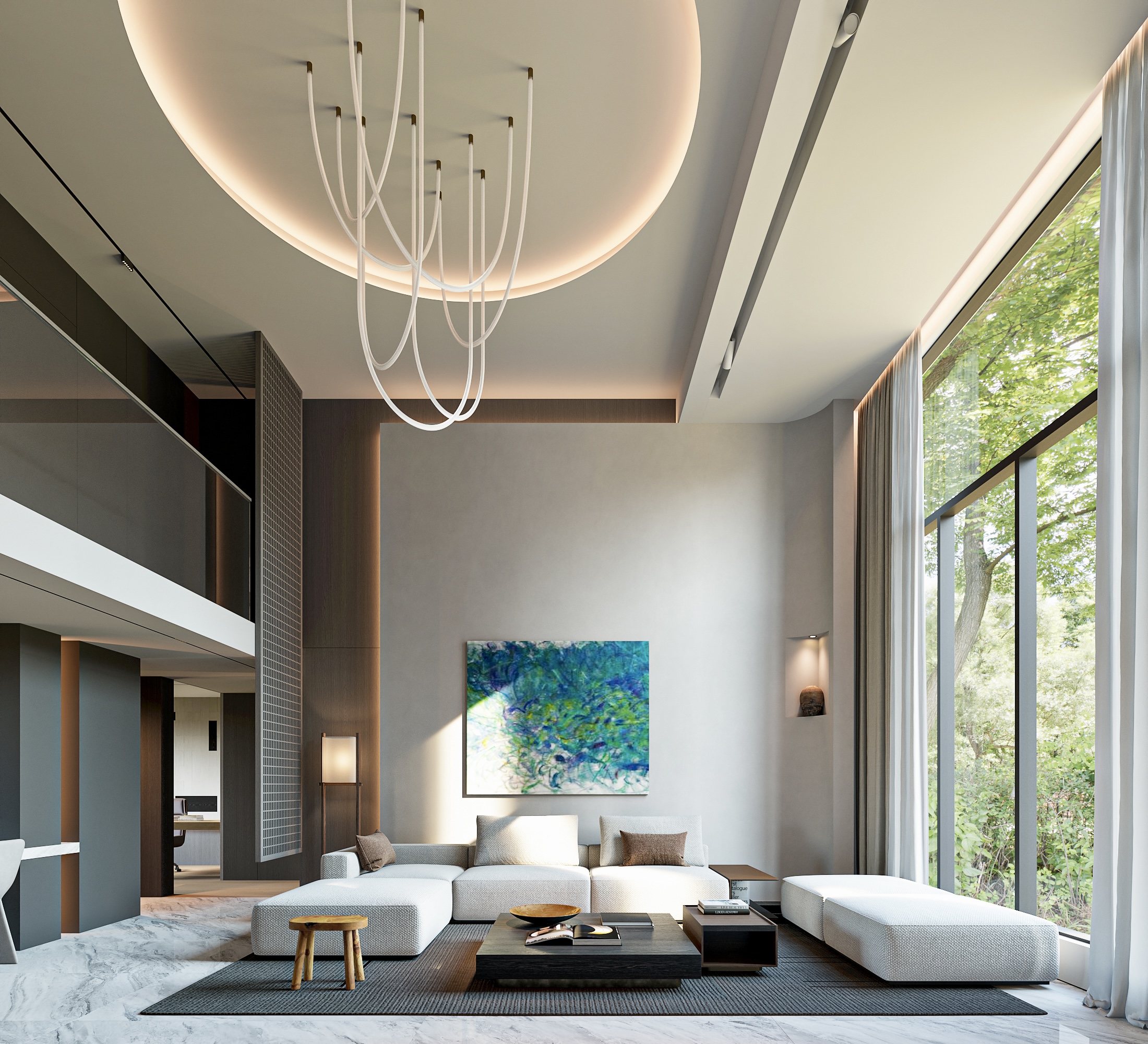 现代意式别墅丨长沙佐尚视觉-6