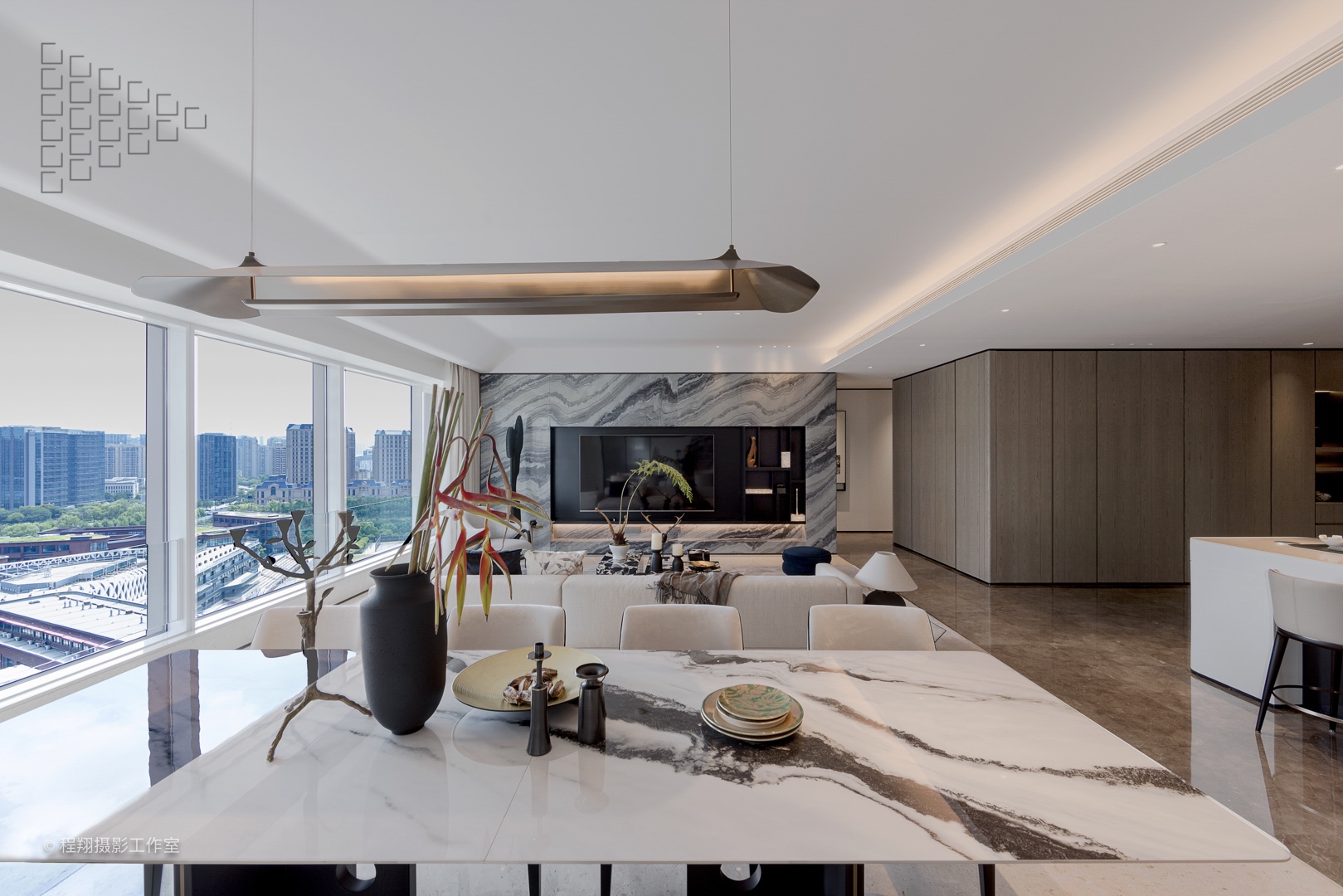 滨江·清来嘉座大平层样板房丨中国杭州丨界上亦界(杭州)陈设设计,上海康业建筑装饰-16