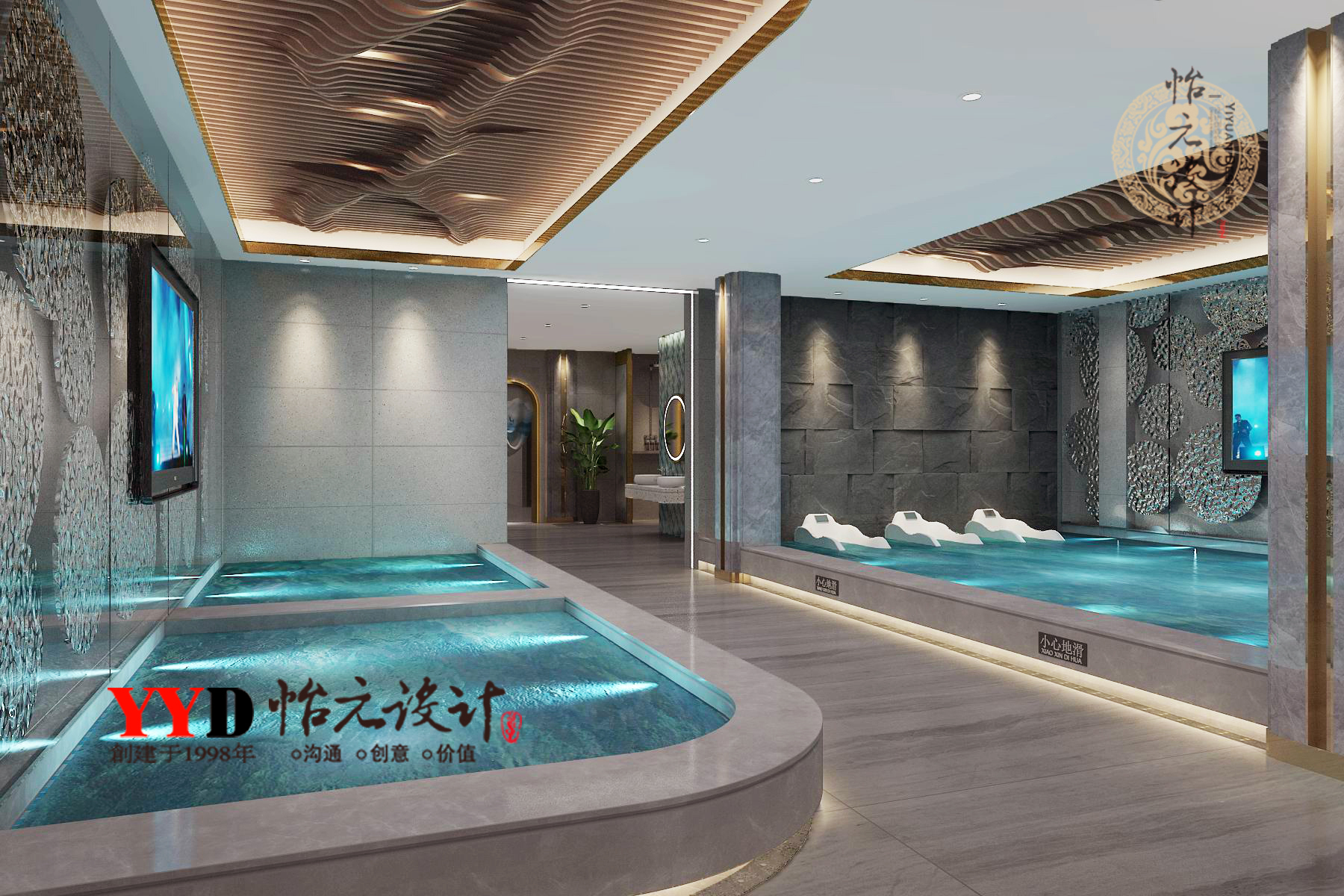 碧海云天城市汤泉设计丨怡元设计-6