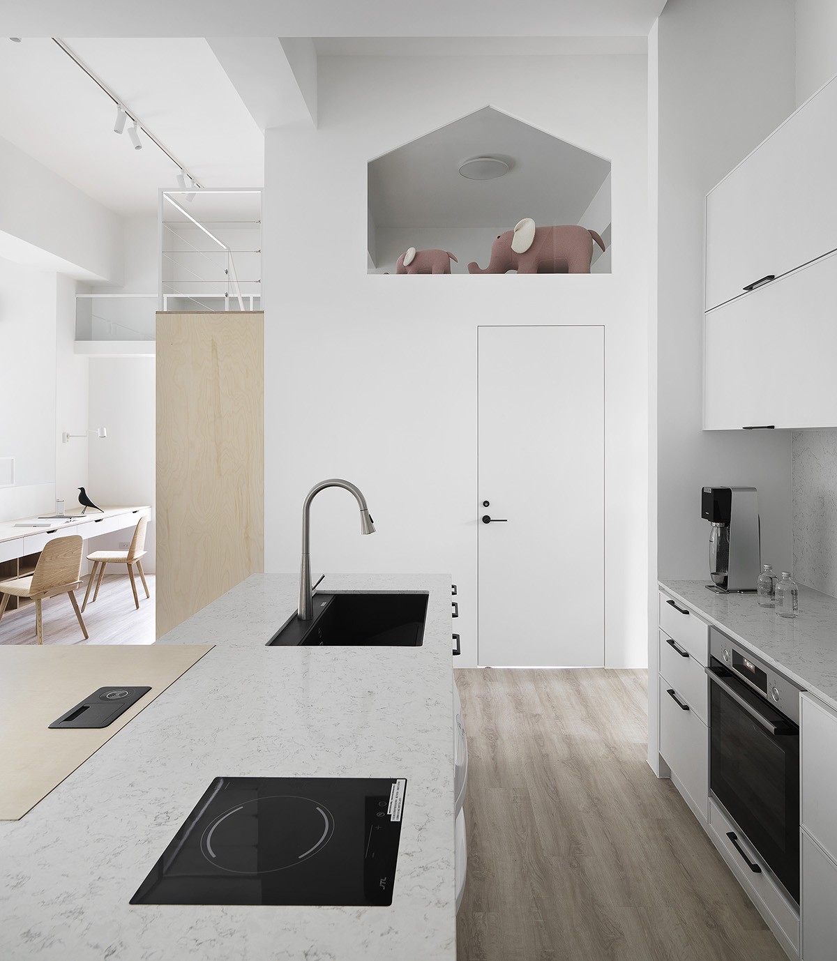 新澄设计 | 165m2 纯白空气感亲子宅，纯粹的生活本质！-9