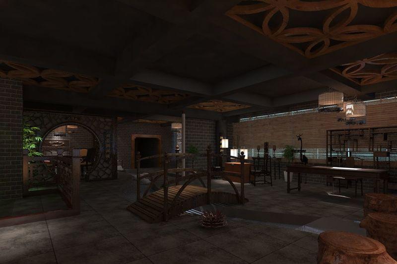 古韵悠然的中式茶楼设计-4