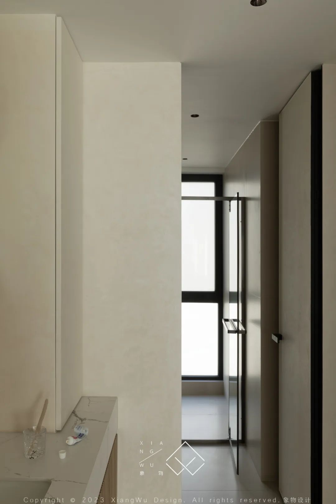 奶油色调的简约诗意空间丨中国常州丨象物设计-71