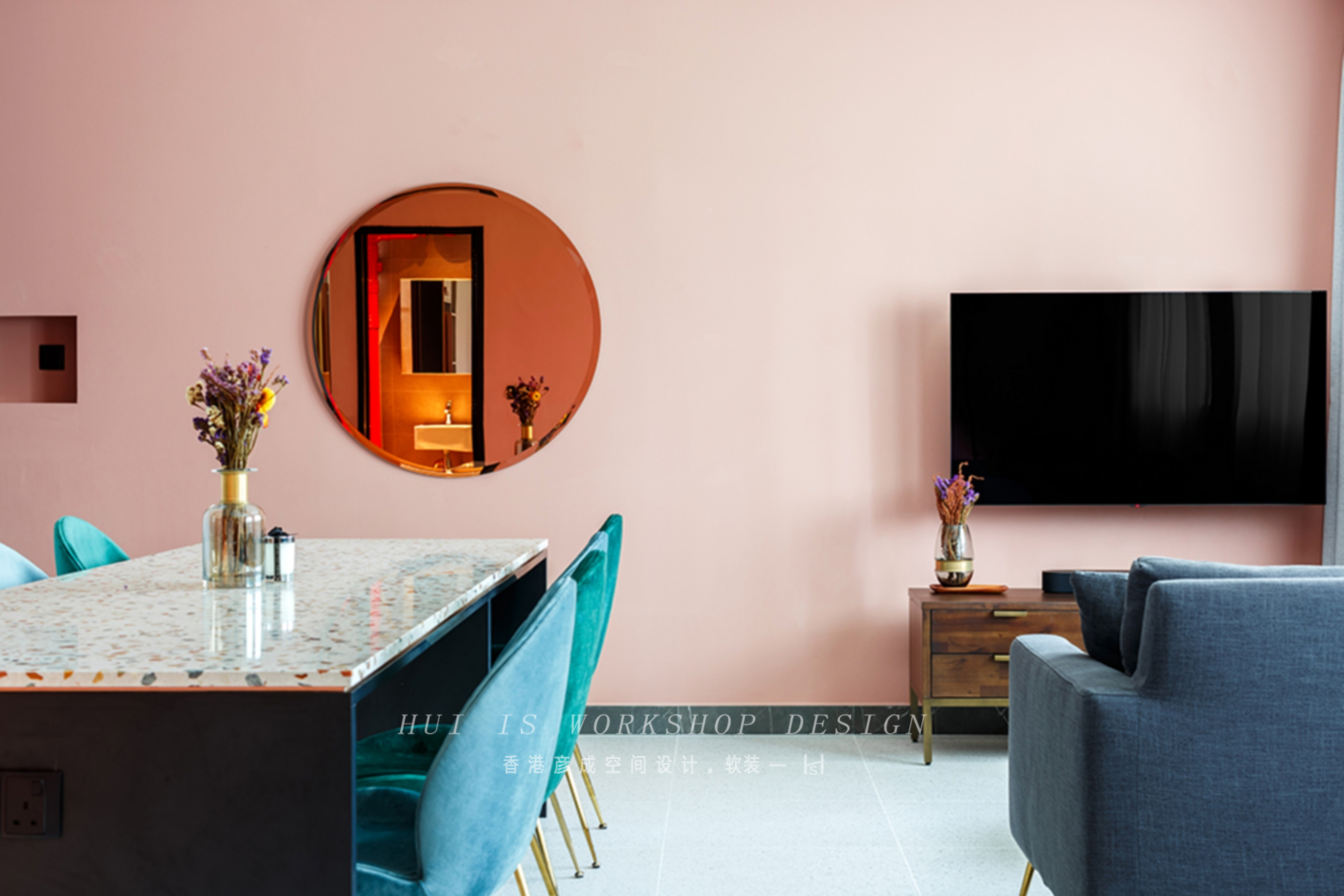 粉调北欧风，打造甜蜜家居空间-1