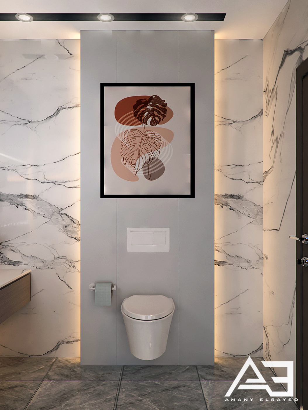 酒店套房设计丨沙特阿拉伯丨Amany ELsayed-9