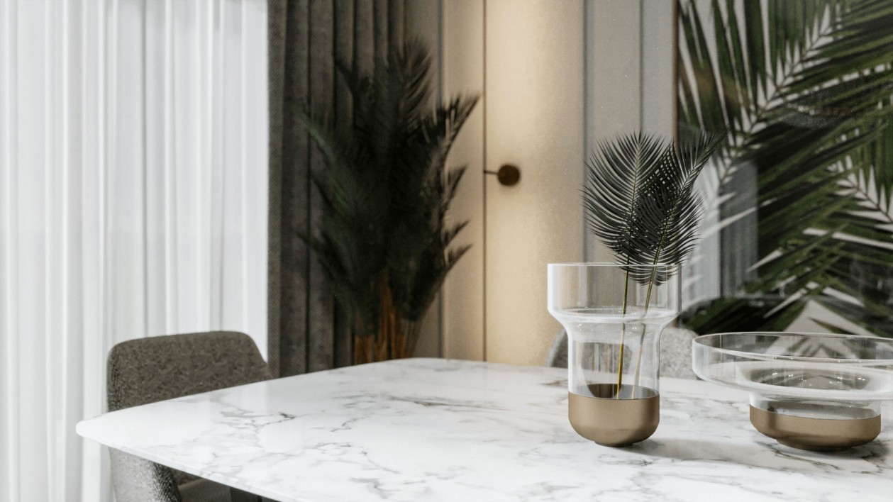 100㎡灰色系公寓设计 简约而时尚-5