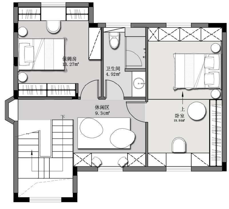 上海虹桥高尔夫别墅 | 无垠设计研究室的现代别墅美学-41