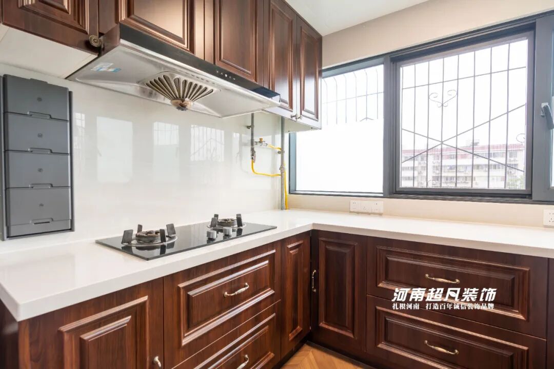 完工首发丨管城区金城街30号院，123㎡老房翻新，美式复古设计，优雅低调绽放-98